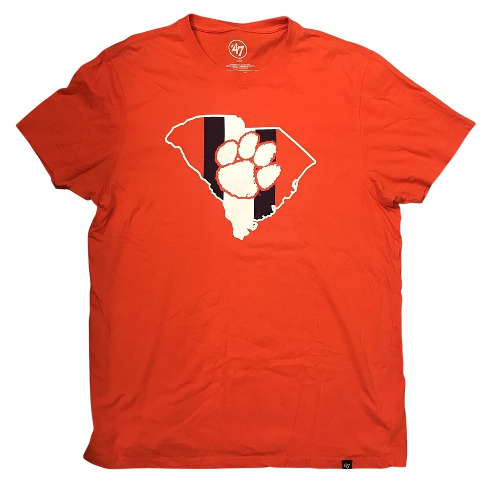 Clemson Tigers 47' Brand South‎ Carolina State Graphic T-Shirt Men's Size Large